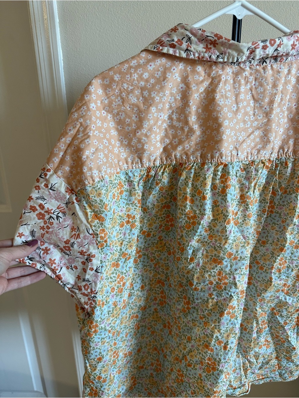 American Eagle Outfitters 100% Cotton floral Button-Up-CottageCore!! - Picture 9 of 9